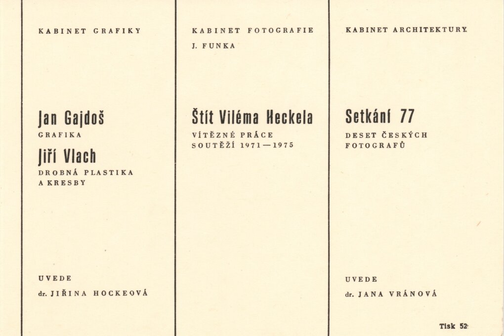 Štít Viléma Heckela. Fotografie soutěže